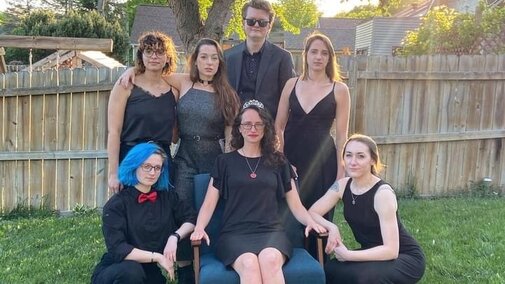 Backyard Grad Pic 