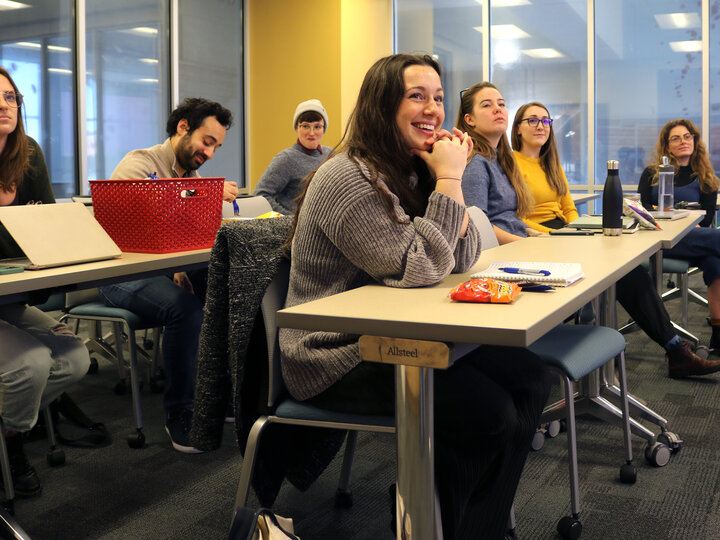 Lab meeting photo